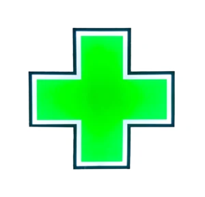 Retail-Ready-THC-Smoke-Shop-Sign-Medical-Green-Cross-02 Green Cross LED Sign