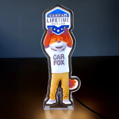 Car fox LED light illuminates your lifetime with high quality non-illuminated signs.