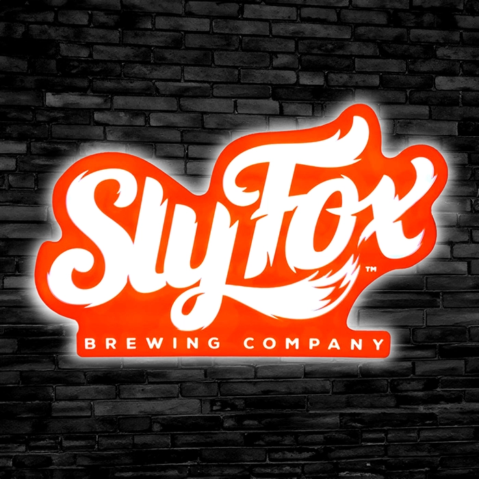 Sly Fox Brewing Company custom LED signage.